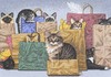 Нвабор для вышивания Кошки в сумочках