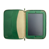 Ipad+green leather case