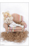 16~18 inch doll scale Double Sofa