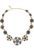 KENNETH JAY LANE 22-karat gold-plated crystal necklace