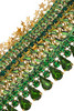 VENESSA ARIZAGA Emerald Sea 18-karat gold-plated crystal bracelet