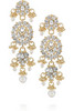 ISHARYA Maharani Bling 18-karat gold-plated drop earrings