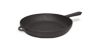 Сковорода с литой ручкой (d=240 мм, h=40 мм.) рифленое дно