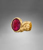 YSL ARTY OVAL RING