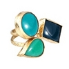 &#9679; Pieces Flica Stone Cocktail Ring