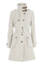 Posh cotton coat at karenmillen.com