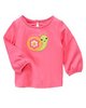 Flower Button Snail Long Sleeve Tee