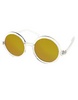 ASOS Round Sunglasses With Mirrored Lens