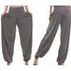 Womens Soft Elastic Waistband Fitness Yoga Herem Pants