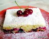 Пирог с красной смородиной
