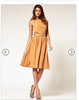 ASOS Midi Dress with Soft Skirt