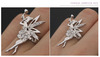 NEW Swarovski Cryatal Fairy Tinker Bell Ring-Silver PT