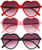 heart-shaped glasses