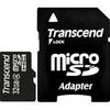 Карта памяти Transcend microSDHC 32Gb  with SD adapter