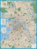 Настенная карта Санкт-Петербурга масштаба 1:20000 (или крупнее) выпуска 2012 года