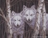 Набор для вышивки крестиком - Волки