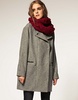 Maison Scotch Egg Coat With Scarf