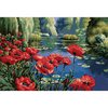 Lakeside Poppies Needlepoint Kit