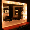 Lighted make-up mirror