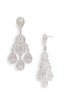 серьги long bridal chandelier earrings