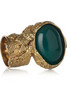 YVES SAINT LAURENT Arty gold-plated glass ring