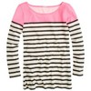 J. Crew Colorblock stripe tee