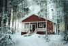 Новый год в домике в Финляндии