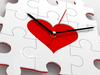 Express Butik | Decor Design: купить в подарок оригинальные настенные часы ''Puzzle Heart' в интернет-магазине