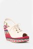 Ecote Malibu Peep-Toe Wedge