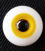 Желтый BJD глаза 16 мм
