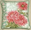 Paisley and Pink Mums Pillow  Elsa Williams