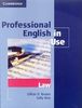 professional english in use Law