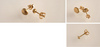 Round earrings by Tanya Chernov jewellery design