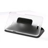 HTC One X чехол Clear Hard Shell with Black Flip