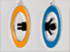 Portal 2 Inter-Spatial Portal Earrings