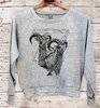 Long sleeve raglan pullover - by Bark Decor