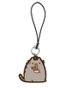 Pusheen eating ramen phone charm