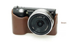 Half Case Leather Body Case (Brown) NEX-5