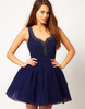 Little Mistress Diamante Sweetheart Neck Prom Dress