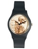 Skeleton Watch Black Matte Plastic Buckle