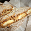 Peanut butter and banana sandwich