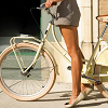 Городской велосипед с ретро-рамой