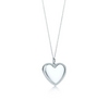 Tiffany Yours heart charm and chain