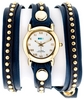 Часы La Mer Collections Navy Gold Bali Stud Wrap