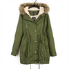 Women Thicken Fleece Warm Winter Coat Zip Hooded Parka Overcoat Long Jacket