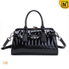 Women Designer Black Leather Tote Handbags CW219266 - CWMALLS.COM
