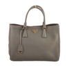 Prada saffiano tote grey