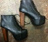 Ботильоны Jeffrey Campbell The Lita Shoe Черные оригинал