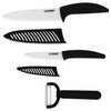 Набор белых керамических ножей (5 предметов) (NC-01)
