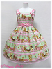 Little Bear's Cafe High Waist JSK Green